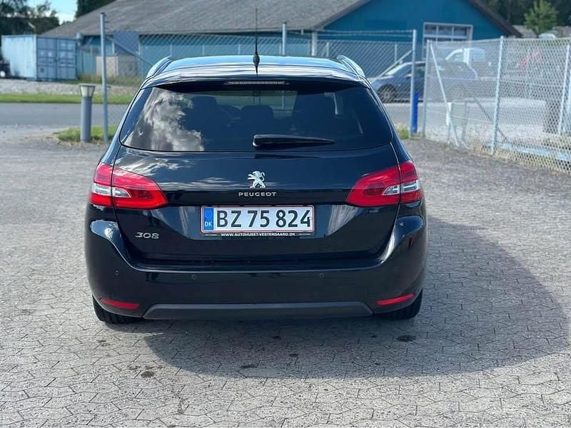 Brugt Peugeot 308 120 HK (88 kW) 2015 Sort Stationcar