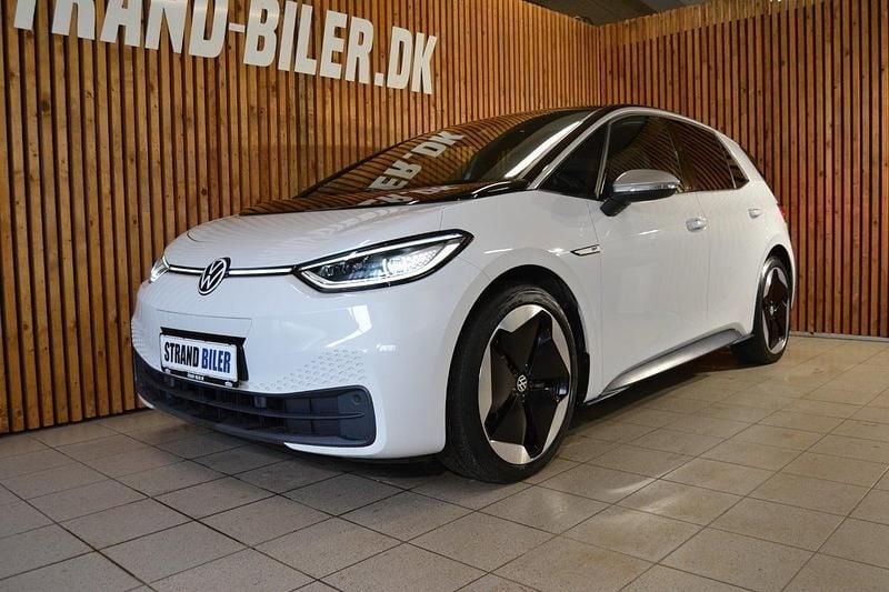 Hvid Brugt 2020 VW ID.3 Pro Performance Hatchback | 164.800 kr. (Fair pris) - Billede 1/4