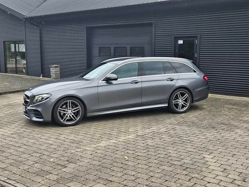 Brugt Mercedes E220 AMG line 194 HK (142 kW) 2017 Grå Stationcar