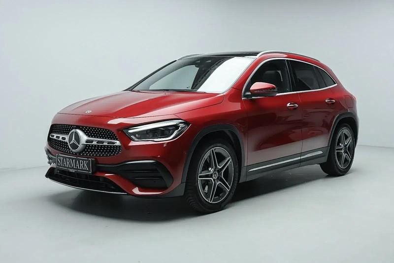 Rød Brugt 2021 Mercedes GLA250 AMG line SUV | 389.900 kr. - Billede 1/3