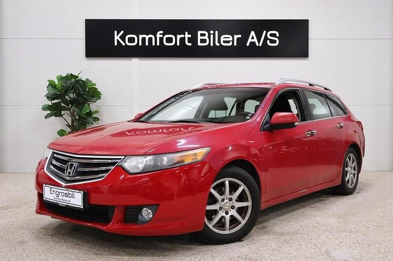 Rød Brugt 2009 Honda Accord Elegance Sedan | 29.800 kr. - Billede 1/4