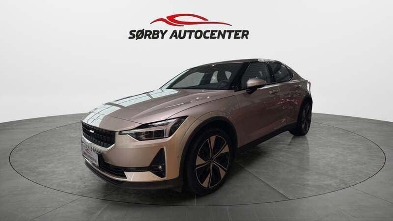 Champagnemetal Brugt 2023 Polestar 2 Sedan | 234.900 kr. (God pris) - Billede 1/4