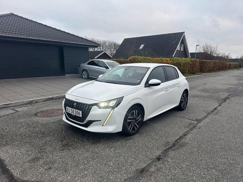 Hvid Brugt 2021 Peugeot 208 Hatchback | 94.800 kr. (God pris) - Billede 1/4