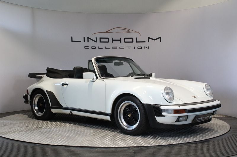 Hvid Brugt 1988 Porsche 930 Cabriolet | 1.295.000 kr. - Billede 1/4