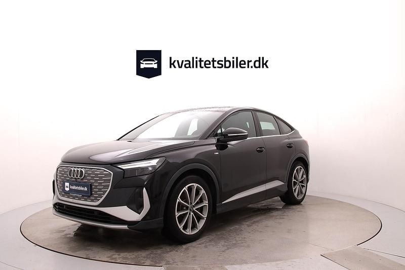 Sortmetal Brugt 2022 Audi Q4 Sportback e-tron S-Line SUV | 279.900 kr. (God pris) - Billede 1/4