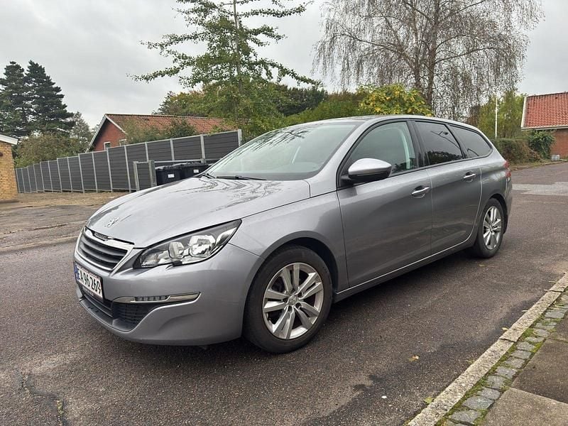 Gråmetal Brugt 2016 Peugeot 308 Active Stationcar | 64.900 kr. (God pris) - Billede 1/4