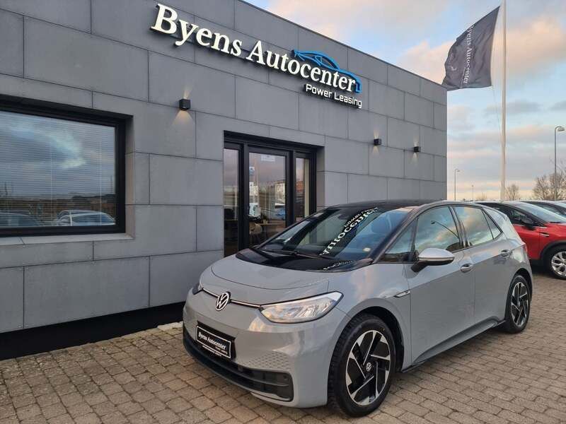Gråmetal Brugt 2021 VW ID.3 Pro Performance Hatchback | 169.900 kr. (God pris) - Billede 1/4