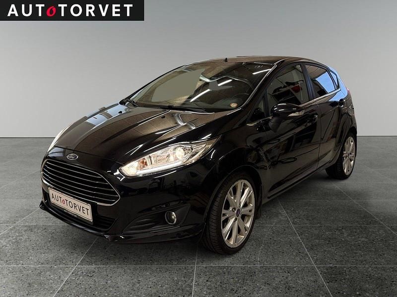 Sort Brugt 2014 Ford Fiesta Titanium Hatchback | 47.700 kr. (Super pris) - Billede 1/4