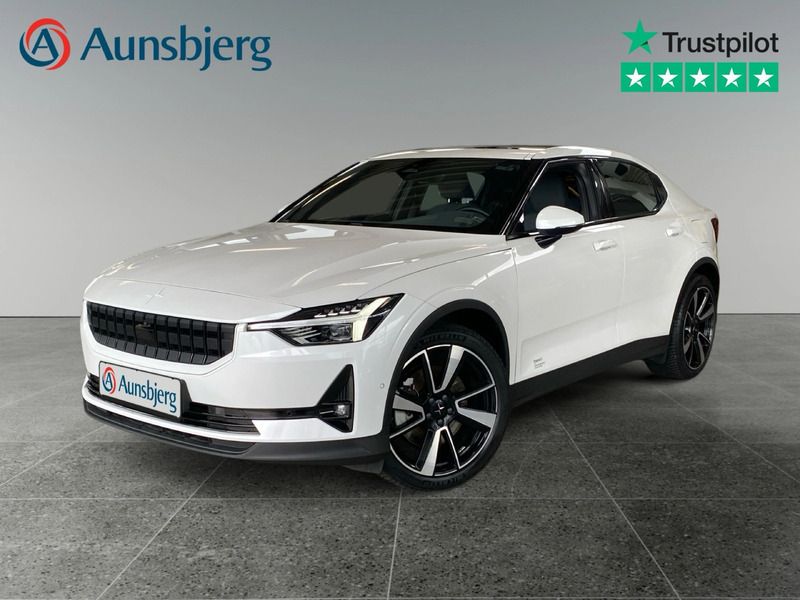 Hvid Brugt 2023 Polestar 2 Plus Sedan | 239.500 kr. (Fair pris) - Billede 1/4