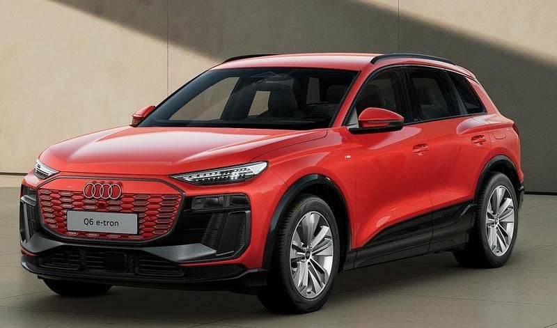 Rød Ny 2025 Audi Q6 e-tron Performance SUV | 649.900 kr. (Super pris) - Billede 1/4