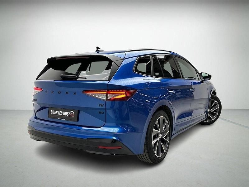 Brugt Skoda Enyaq iV SportLine 150 kW (204 HK) 2021 Blå SUV