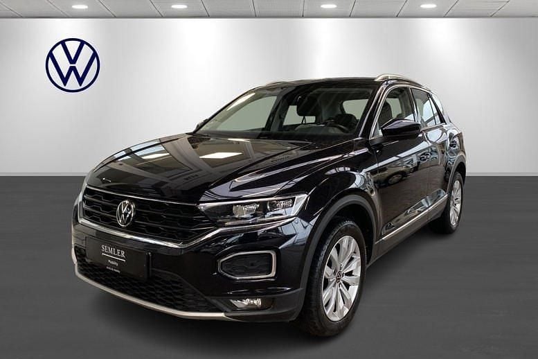 Sortmetal Brugt 2022 VW T-Roc Sport SUV | 259.900 kr. (Fair pris) - Billede 1/4