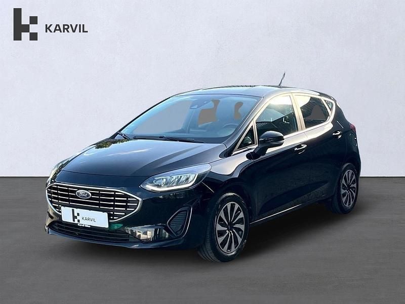 Agate black Brugt 2022 Ford Fiesta Titanium Hatchback | 159.900 kr. (Fair pris) - Billede 1/4