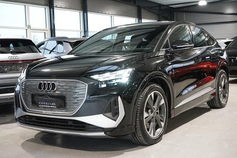 Sortmetal Brugt 2024 Audi Q4 Sportback e-tron S-Line SUV | 399.900 kr. (Fair pris) - Billede 1/4