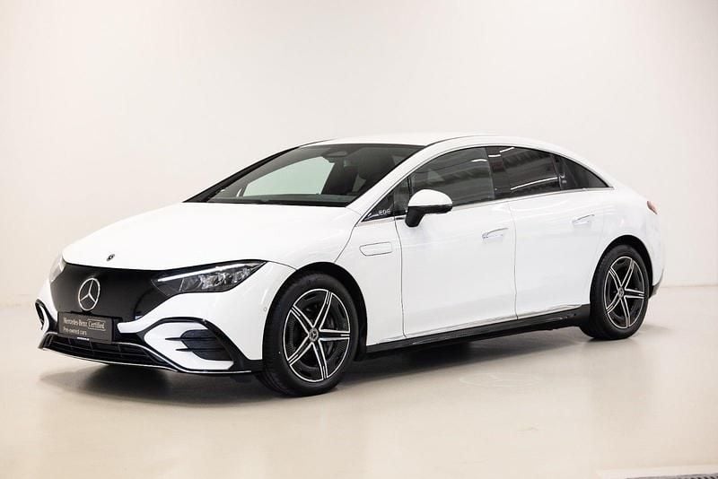 Farve: hvid Brugt 2024 Mercedes EQE350 AMG | 474.900 kr. (Super pris) - Billede 1/4