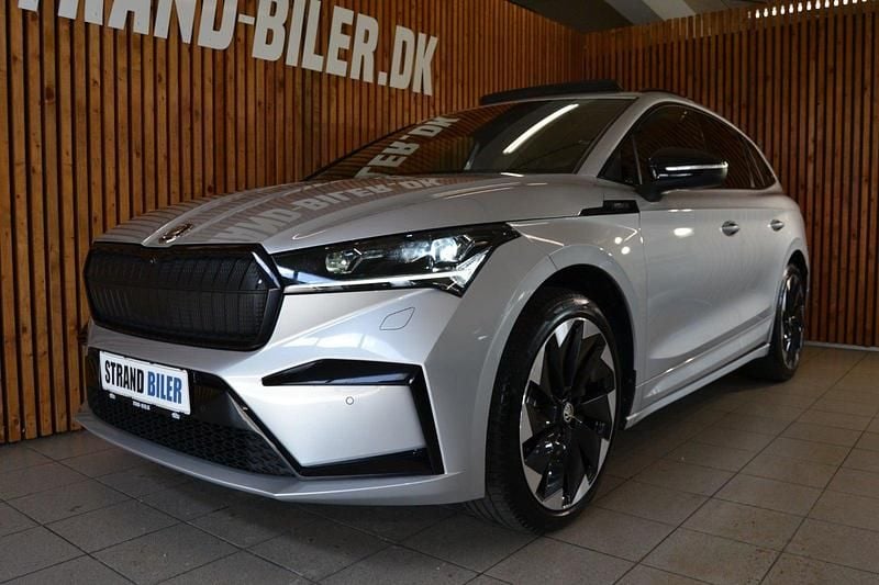 Sølvmetal Brugt 2022 Skoda Enyaq iV SportLine SUV | 289.800 kr. (Fair pris) - Billede 1/4