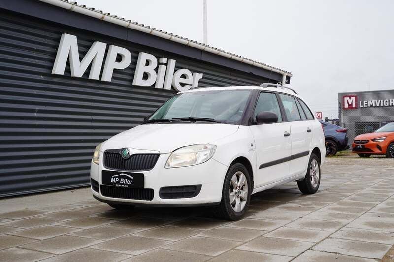 Hvid Brugt 2008 Skoda Fabia Ambiente Stationcar | 19.900 kr. (Fair pris) - Billede 1/4