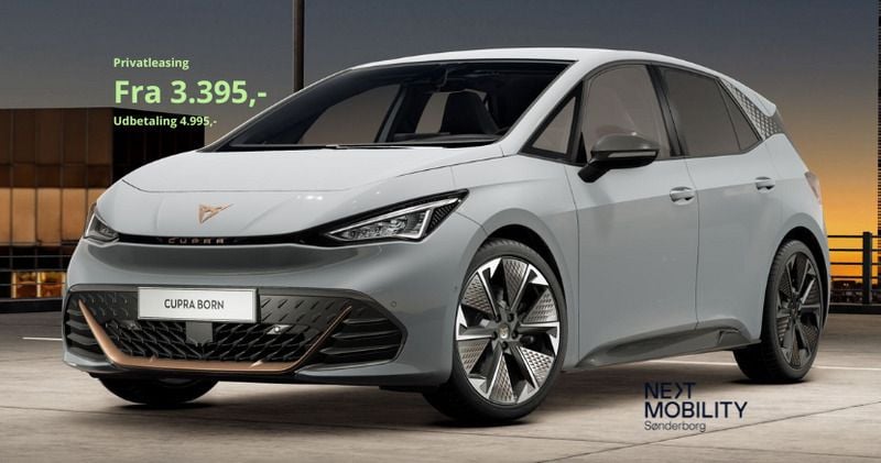 Grå Ny 2025 Cupra Born Hatchback | 330.369 kr. (Dyr) - Billede 1/4