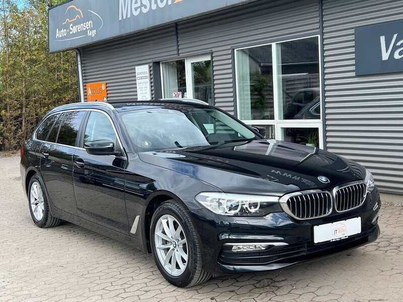 Grå Brugt 2018 BMW 520 Stationcar | 329.900 kr. (Fair pris) - Billede 1/4