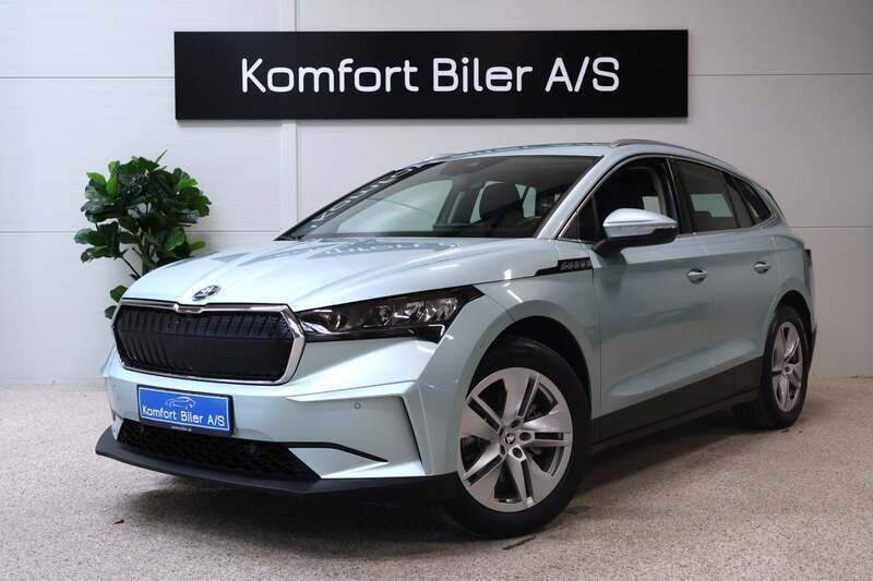 Lysgrønmetal Brugt 2022 Skoda Enyaq iV SUV | 239.900 kr. (Super pris) - Billede 1/4