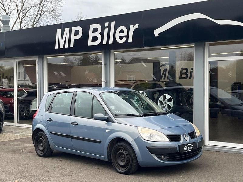 Blå Brugt 2007 Renault Scénic II Dynamique MPV | 12.500 kr. - Billede 1/4