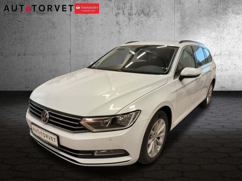 Hvid Brugt 2018 VW Passat Comfortline Stationcar | 154.700 kr. (Fair pris) - Billede 1/4