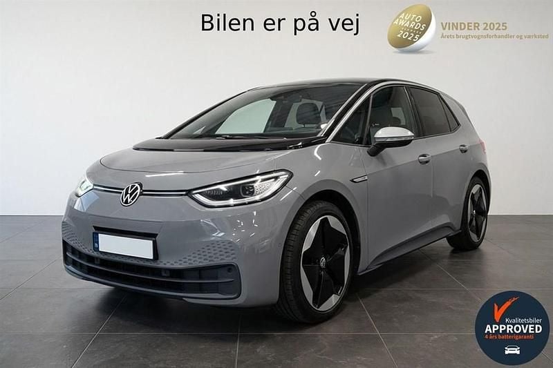 Grå Brugt 2021 VW ID.3 Pro Performance Hatchback | 132.400 kr. (God pris) - Billede 1/4