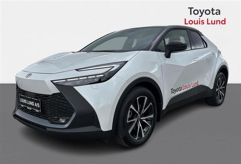 2vp platinum pearl white/astra Brugt 2024 Toyota C-HR Style SUV | 339.900 kr. - Billede 1/2