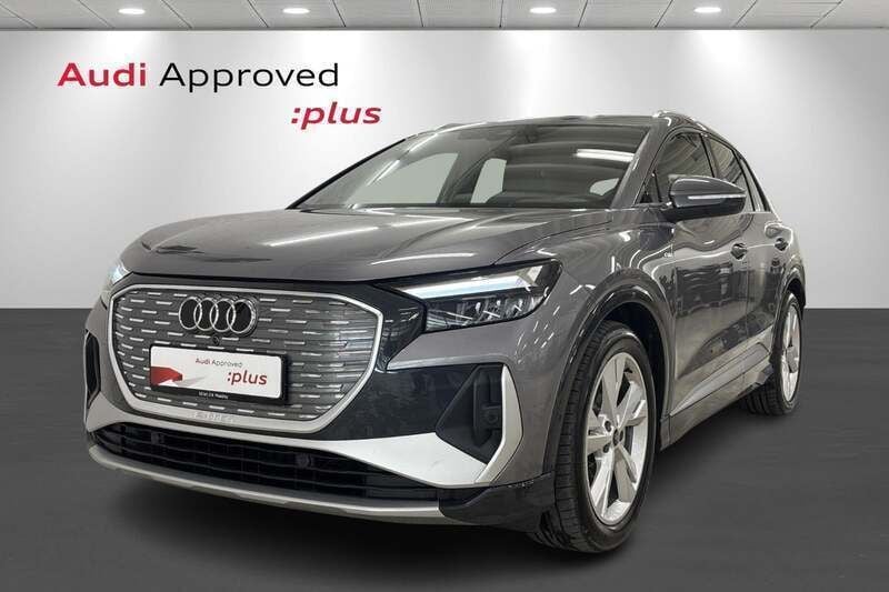 Gråmetal Brugt 2024 Audi Q4 e-tron Advanced Plus SUV | 414.900 kr. (Lidt for dyr) - Billede 1/4