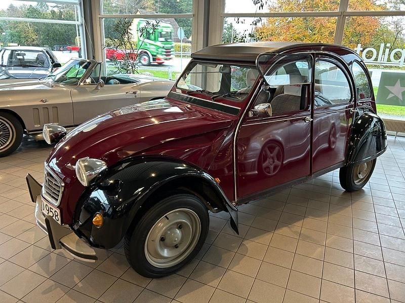 Bordeaux Brugt 1987 Citroën 2CV Sedan | 79.900 kr. - Billede 1/4