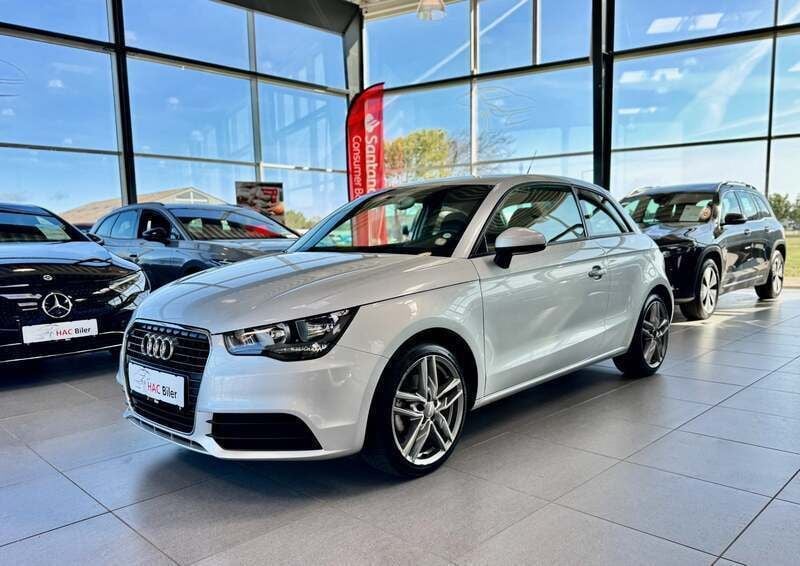 Sølvmetal Brugt 2010 Audi A1 Attraction Hatchback | 46.900 kr. (Fair pris) - Billede 1/4
