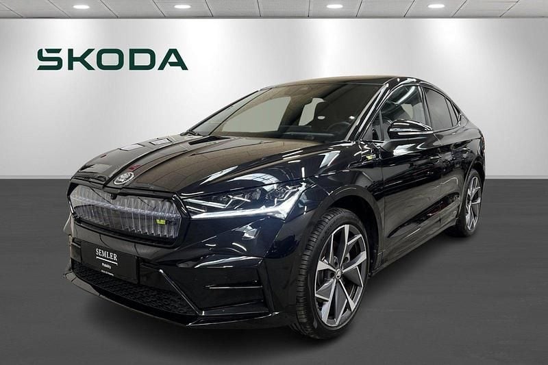 Sortmetal Brugt 2024 Skoda Enyaq iV RS SUV | 409.900 kr. (Dyr) - Billede 1/4