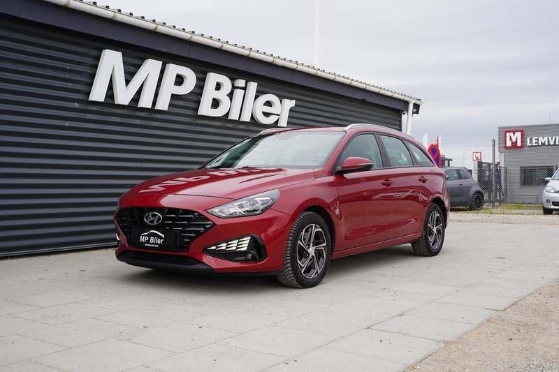 Bordeauxmetal Brugt 2021 Hyundai i30 Advanced Stationcar | 139.900 kr. (God pris) - Billede 1/4