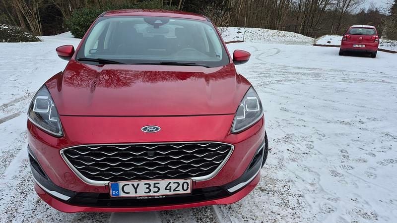 Brugt Ford Kuga Vignale 225 HK (165 kW) 2021 Rød SUV