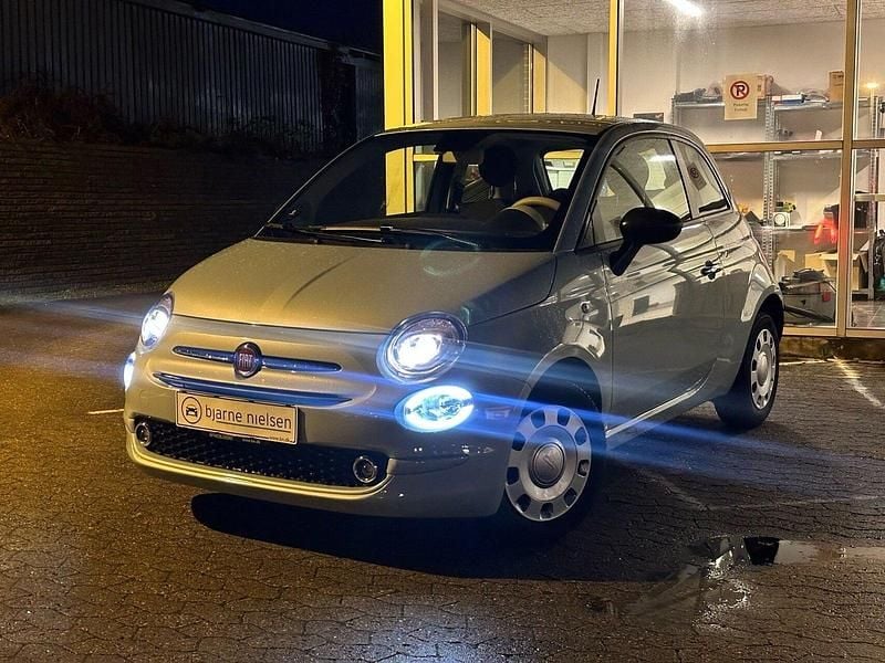 Lysblå Brugt 2023 Fiat 500 Comfort | 124.900 kr. (Fair pris) - Billede 1/4