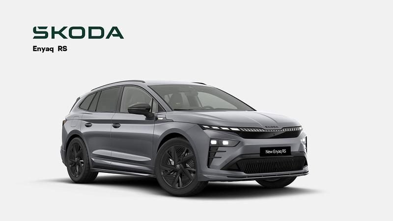 Gråmetal Ny 2026 Skoda Enyaq iV RS SUV | 460.678 kr. - Billede 1/3