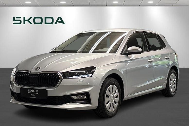 Sølvmetal Brugt 2024 Skoda Fabia Essence Hatchback | 179.900 kr. (Fair pris) - Billede 1/4