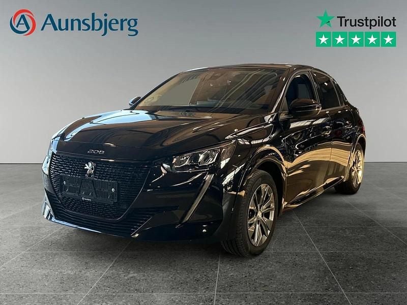 Sort metal Brugt 2021 Peugeot e-208 Allure Hatchback | 124.500 kr. (Fair pris) - Billede 1/4