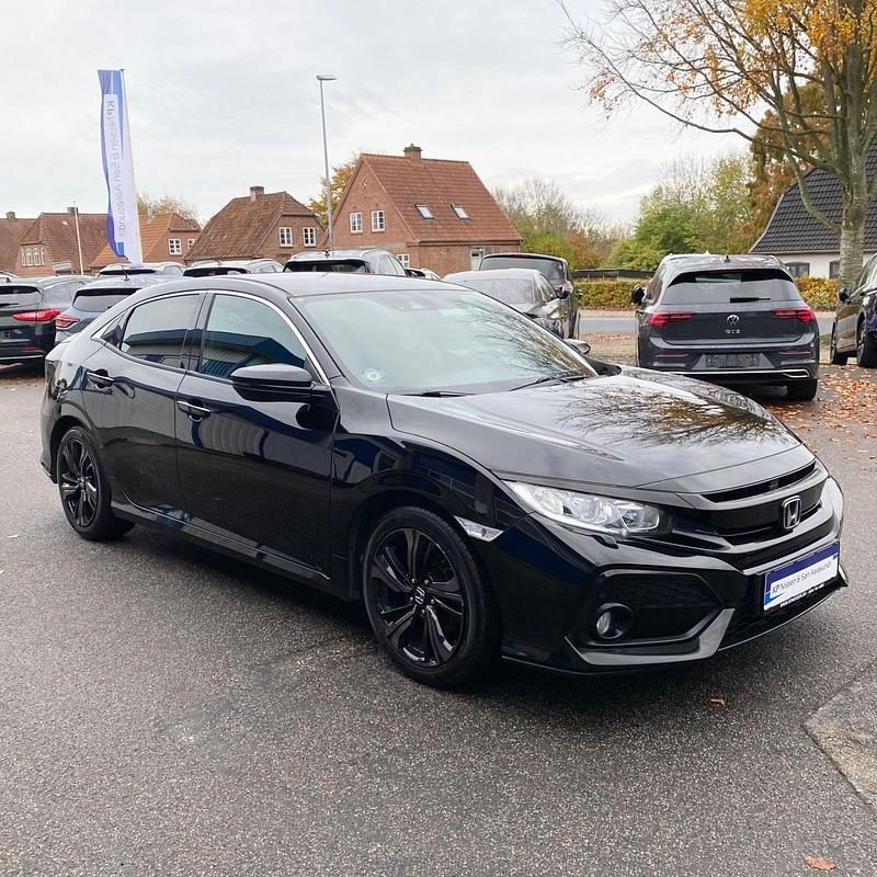 Sortmetal Brugt 2019 Honda Civic Comfort Hatchback | 139.900 kr. (Fair pris) - Billede 1/4