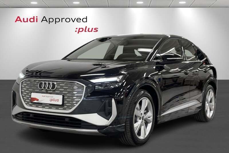 Sortmetal Brugt 2024 Audi Q4 Sportback e-tron S-Line SUV | 379.900 kr. - Billede 1/4