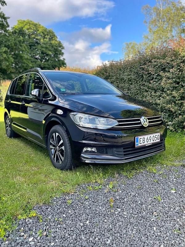 Sort Brugt 2019 VW Touran IQ Drive MPV | 172.000 kr. (God pris) - Billede 1/4