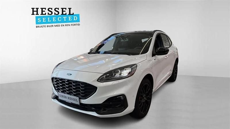 Frozen white Brugt 2024 Ford Kuga ST-Line X SUV | 319.990 kr. (Dyr) - Billede 1/4