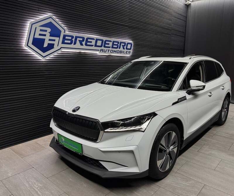 Hvidmetal Brugt 2021 Skoda Enyaq iV Suite SUV | 269.500 kr. (Fair pris) - Billede 1/4