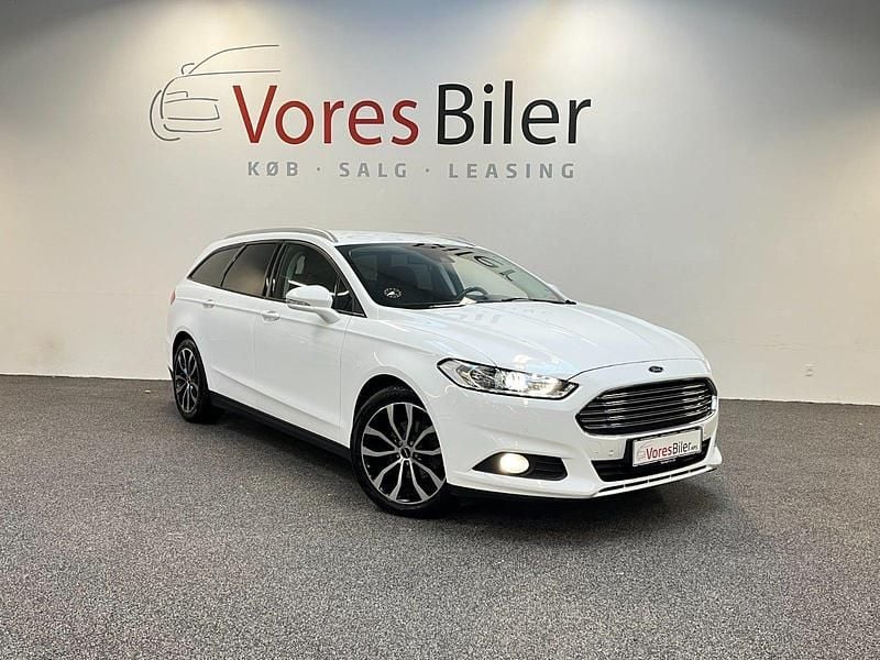 Hvid Brugt 2017 Ford Mondeo Business Edition Stationcar | 114.900 kr. (Dyr) - Billede 1/4