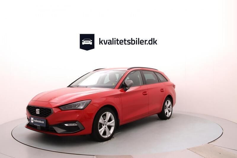 Rød Brugt 2021 Seat Leon FR Stationcar | 219.900 kr. (Fair pris) - Billede 1/4
