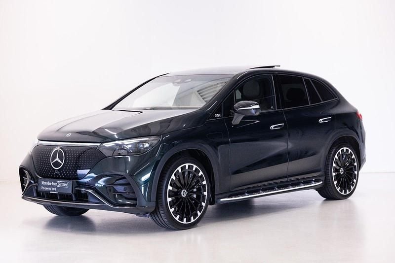 Farve: grønmetal Brugt 2025 Mercedes EQE350 AMG Line Premium Plus SUV | 749.900 kr. - Billede 1/4