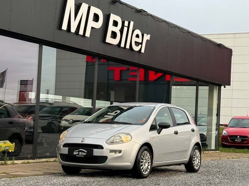 Sølvmetal Brugt 2012 Fiat Punto Evo Life Hatchback | 22.900 kr. (Super pris) - Billede 1/4