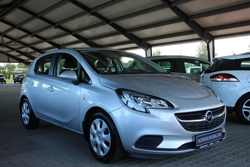 Sølvmetal Brugt 2016 Opel Corsa Enjoy Hatchback | 59.800 kr. (Lidt for dyr) - Billede 1/4