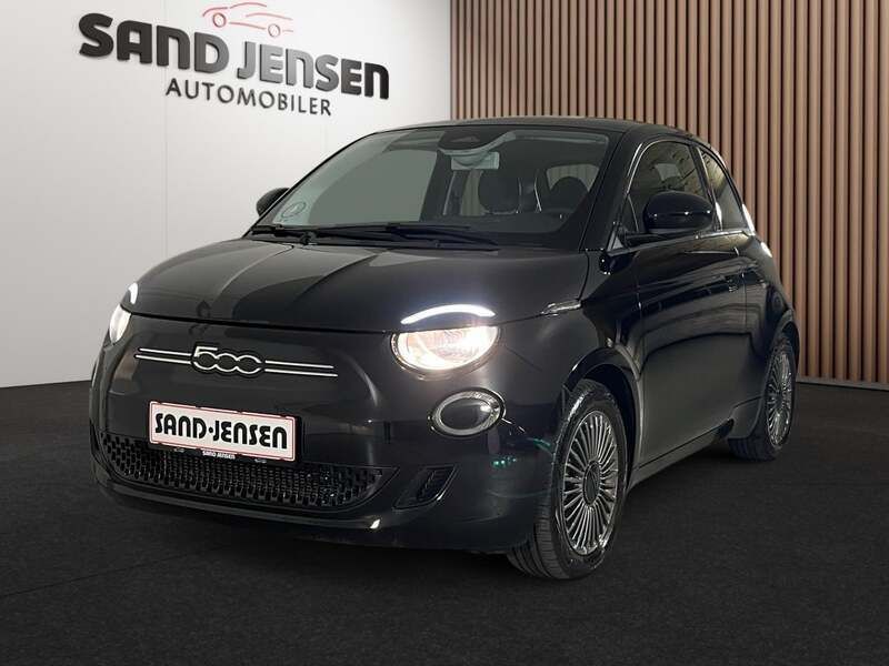 Sort Brugt 2022 Fiat 500e Icon | 119.900 kr. (Fair pris) - Billede 1/4
