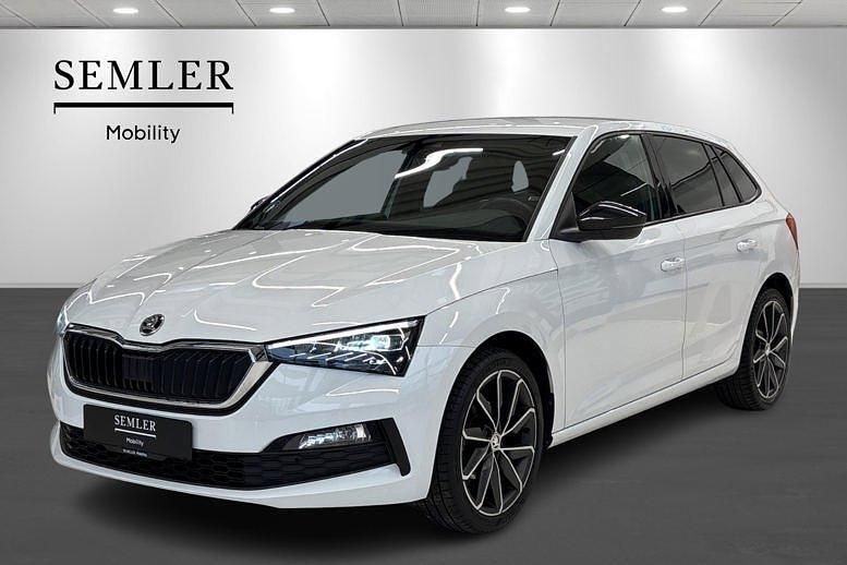 Hvidmetal Brugt 2019 Skoda Scala Ambition Hatchback | 129.900 kr. (Lidt for dyr) - Billede 1/4